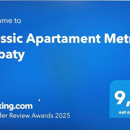 Classic Apartament Metro Kabaty Варшава Экстерьер фото